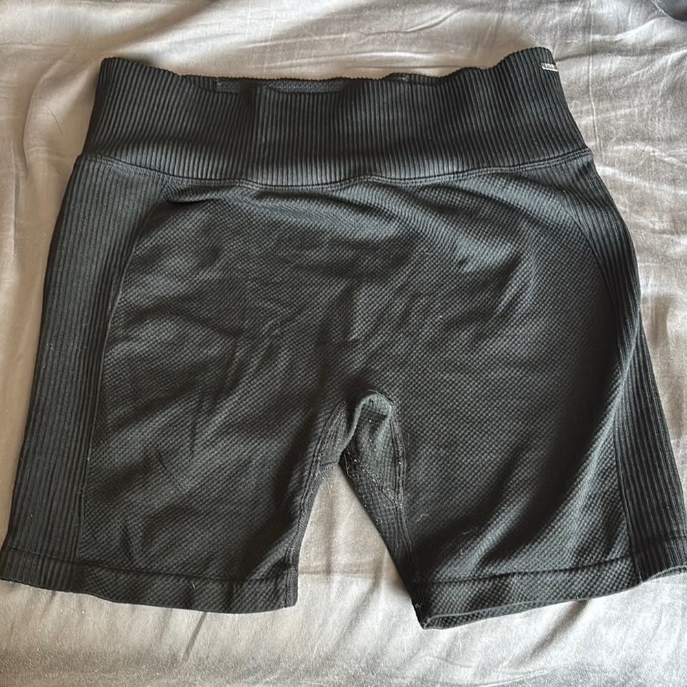 Victorias Secret PINK Black Women's Ribbed Bike Shorts